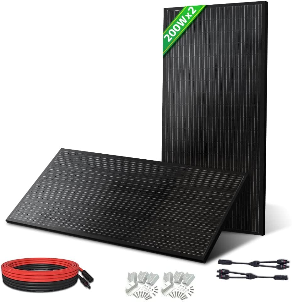 Amazon | LVYUAN(リョクエン)200W×2枚組 ソーラーパネル400W PERC 高